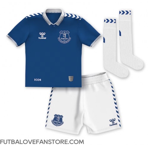 Everton Dwight McNeil #7 Domáci Detský futbalový dres 2023-24 Krátky Rukáv (+ trenírky)